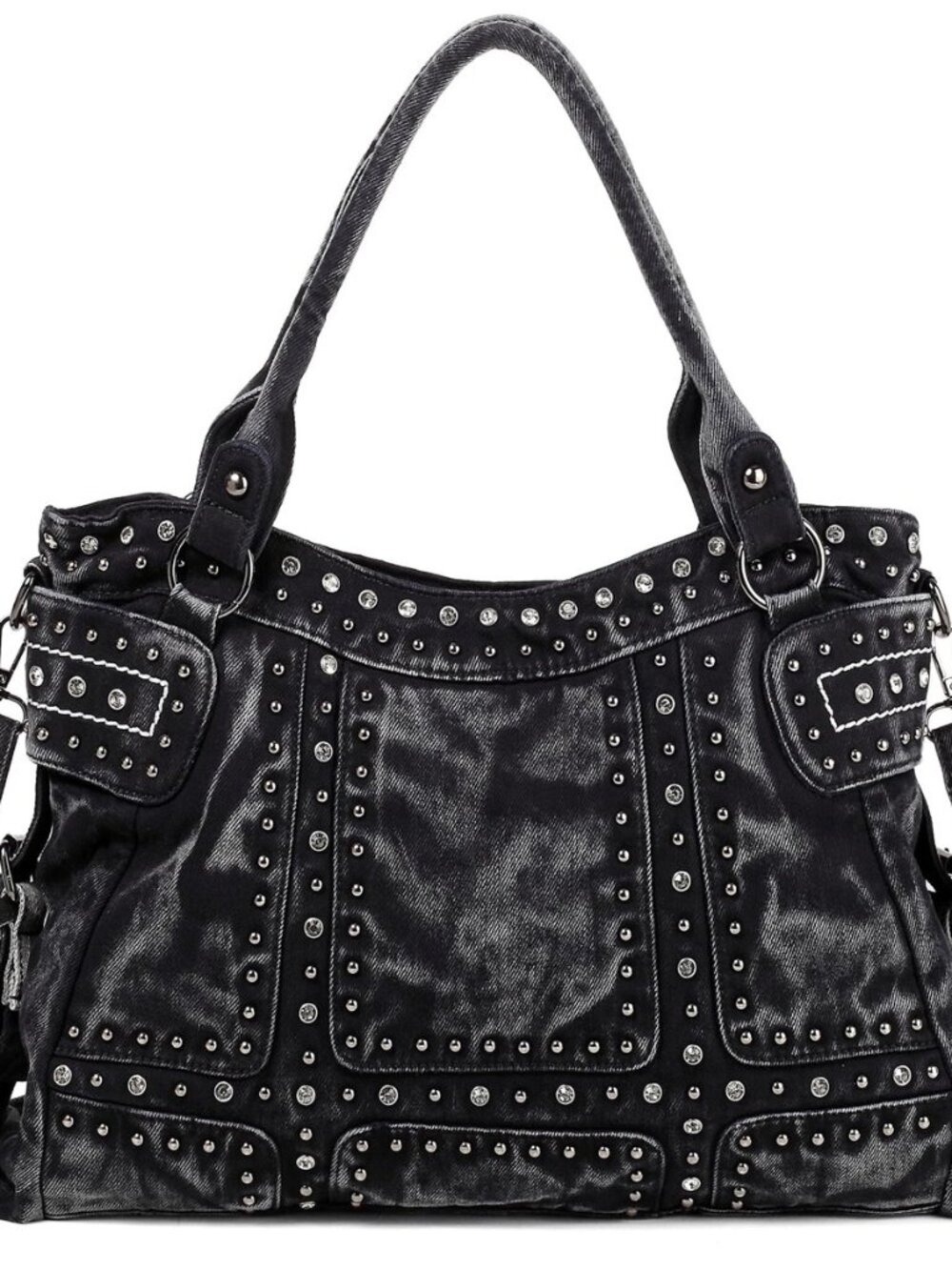 Designer Denim Handbags for Women Hobo Tote Bag Crossbody Denim Purses Blue Jean